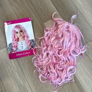 Pink Doll Curls Wig 14+